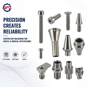 ISO13485 Precision Custom CNC Dental Abutment Implant Screw