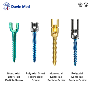 Multi-specification Pedicle Screw System CE Certified Titanium Alloy Spinal Pedicle Screw