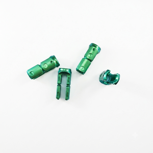 Anodized Green Titanium Spinal Rod Connector U-Type Hook