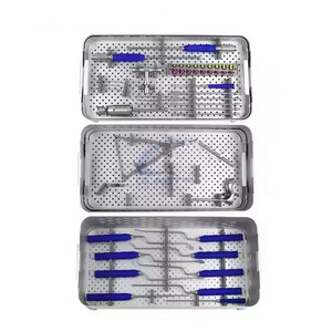 TLIF Cage Instrument Set Stainless Steel Manual Spinal Fusion Surgical Instruments PEEK Interbody Cage Implant System Orthopedic