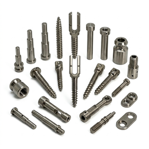 ISO 13485 CNC Medical Machining OEM Spinal Pedicle Screw Orthopedic Bone Screws Plates 5-Axis Precision Implant Parts