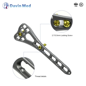 Distal Radius Volar Locking Plate Titanium Variable Angle Anatomical Precontoured Orthopedic Surgical Implant