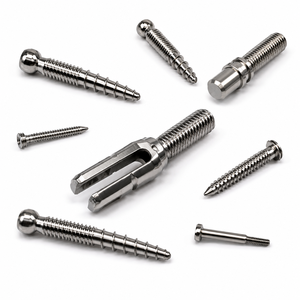 ISO 13485 CNC Machining Medical Stainless Steel Parts Surgical Bone Screw