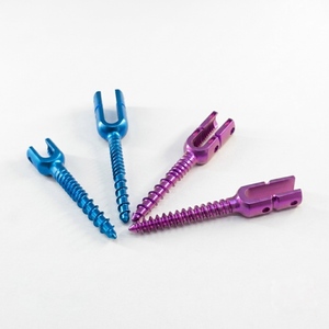 Anodized Titanium Monoaxial Pedicle Screw 6.0mm