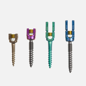 Medical Spine Titanium Orthopedic Implants Titanium Spinal Pedicle Screw Fixation System Spine Titanium Pedicle Screws